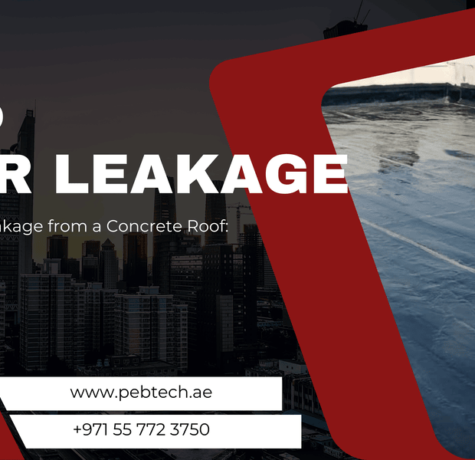 Concrete roof leakage