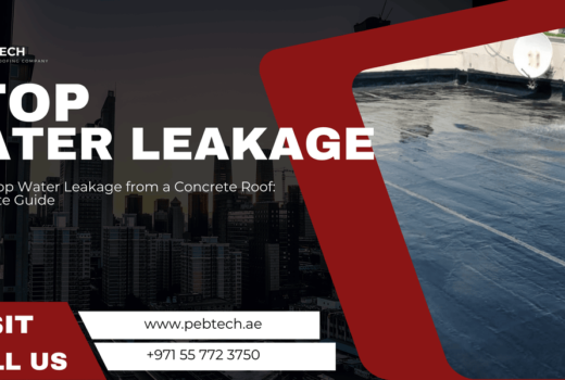 Concrete roof leakage